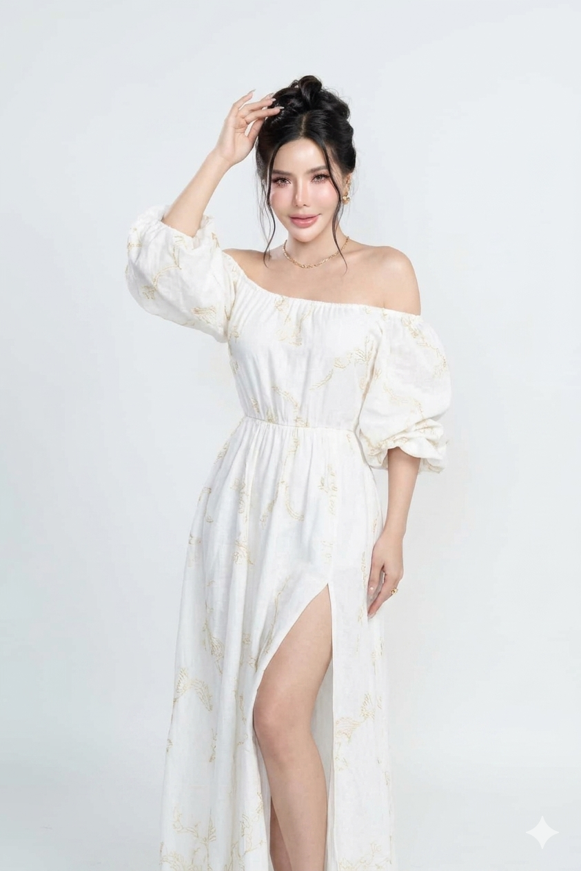 Saint-Tropez Linen Shirt Dress