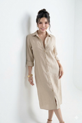 Nice Reverie Satin Slip Dress
